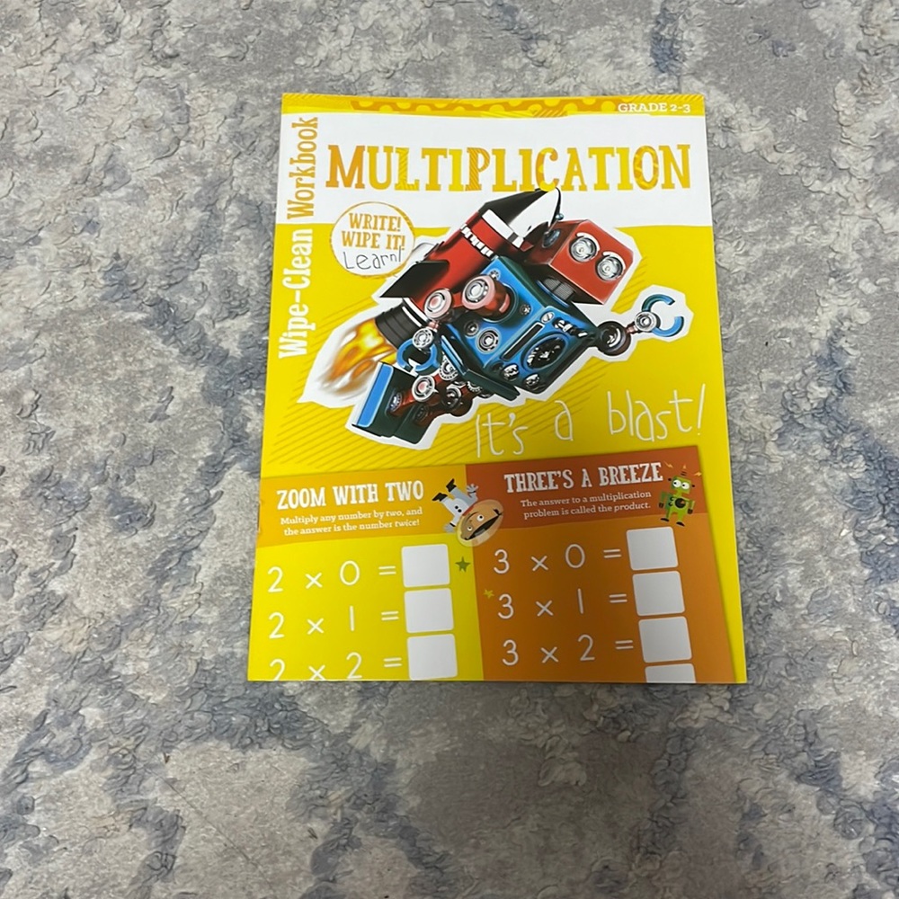 Grades 2-3 multiplication books